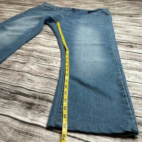 Westy MFG. CO. Nomad Slim Fit Jeans 36 x 25 Inseam Cropped Capri Stretch Hemmed - Picture 13 of 13